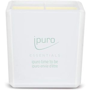 DIFFUSEUR essentials time to be bougie parfumée blanc 125 ml