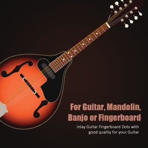 POINTE - PINCE À ÂME Cikonielf points de guitare 100pcs points de touche incrustés pour guitare mandoline basse Banjo ukulélé (6mm)