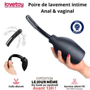 TOILETTE INTIME Poire de Lavement Douche Anal Vaginal Nettoyage Anus Colon Hygiène Intime Homme Femme Sextoy