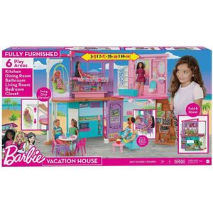 Maison de barbie valise Cdiscount