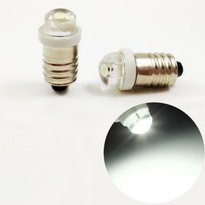 LAMPE DE POCHE E10 Mes 3 V 4,5 V 6 V 0,5 W 0,75 W Blanc 6000 K Ampoule Led Lampe Torche Phare De Travail Lampe Frontale Lampe De Poche Outil[J2494]