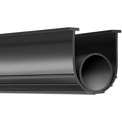 Joint D'étanchéité VEVOR 3m Pour Porte De Garage - Bande Caoutchouc Noir 100mm, Forme U+O, Neuf