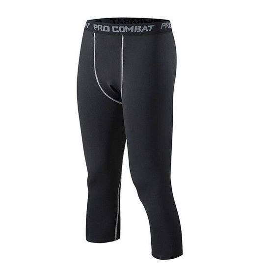 Pantalon de sport,Pantalon de Compression en Lycra pour homme,cyclisme