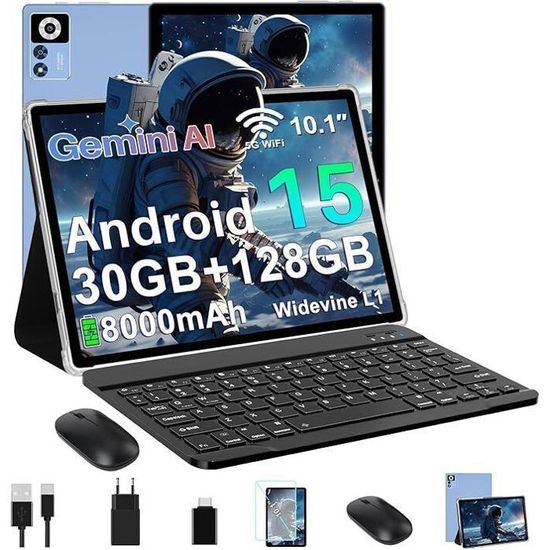 Tablette 10 Pouces Android 11, 2 Go De Ram 32 Go, Extensible Jusqu'À