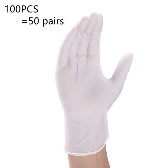 Gants De Protection Latex Grand Modèle 0443, Latex,Gr.M(Box A 100 St
