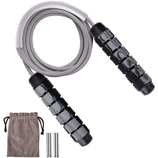 Corde À Sauter Réglable Jump Skipping Rope Sans Enchevêtrement Avec