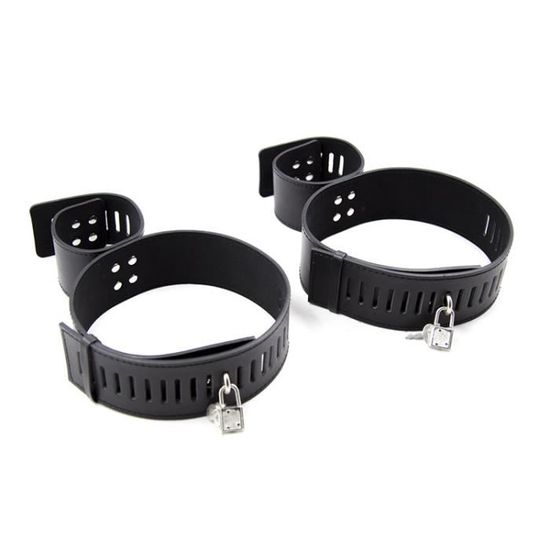 Menottes Et Chevillères En Cuir Pour Couples - Jouet BDSM, Ouvert, Générique
