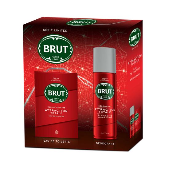 BRUT Coffret Déodorant & Eau de Toilette Attraction Totale x1 - Cdiscount  Au quotidien
