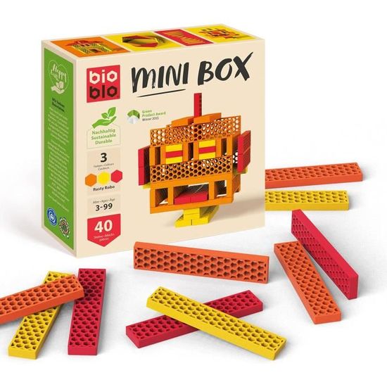 Mini Box Rusty Mix Lot De 40 Blocs De Construction Colorés Durables ...