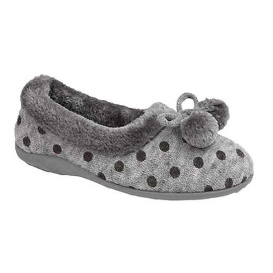 Sleepers Marge Chaussons tricotés à mémoire de forme Femme Bleu marine Cdiscount Chaussures