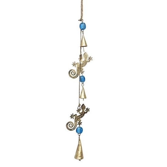 Carillon De Jardin Libellule En Spirale - Avec Clochettes, Acrylique, 62 Cm - Pour Intérieur Ou Extérieur - 7