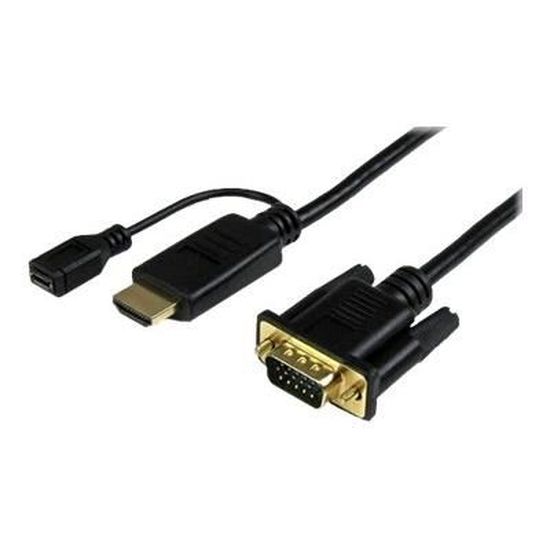 STARTECH Câble adaptateur HDMI vers VGA - 3 m - Noir
