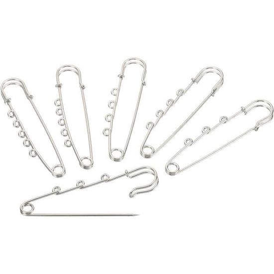 Sourcing Map 1000pcs Trombone Épingles Sûreté 32mm/1,26 Pouce