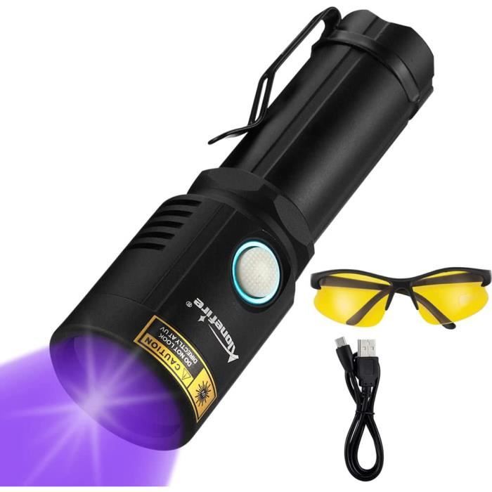 Onforu 10W Tube De Lumière Noire, USB 28cm Lampe De Lumière Noire, 385-400nm Lumière UV, Lumière Noire LED UV Bar Pour Discothèque, Club, Glow Party, Accessoires De Fête, Décoration D'Halloween,4er