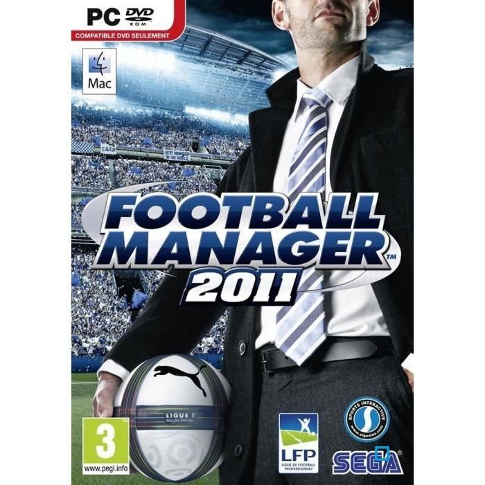 Sega Football Manager 2011 / Jeu PC.