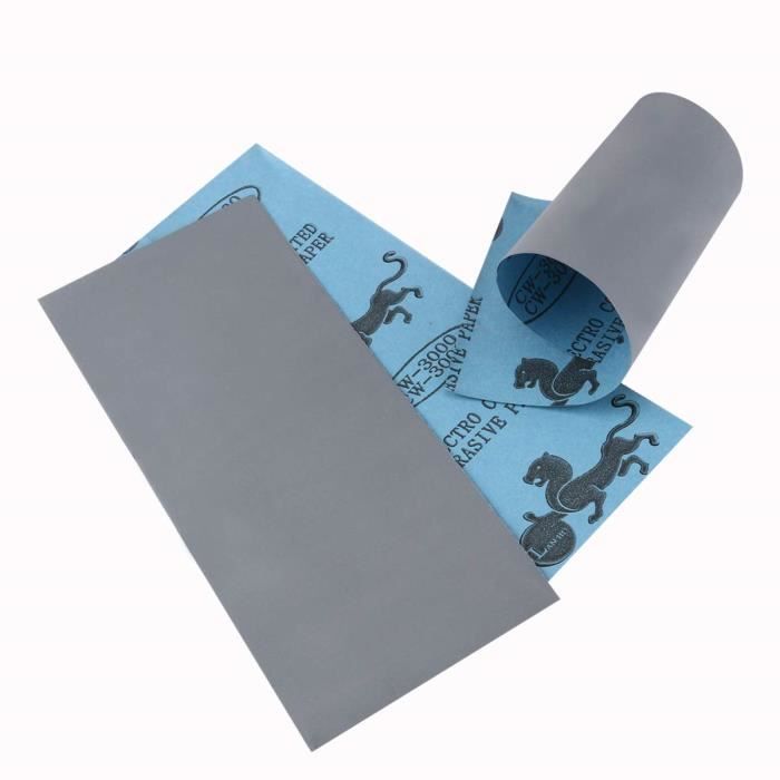 Emery ponçage papier wet & dry 40-grain 3000 papier abrasif mixte Emery ponçage papier wet & dry 40-grain 3000 papier abrasif mixte