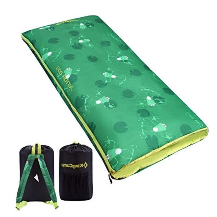 Jeu D'Adresse G3O46 sac de couchage léger pour garçons, jeunes et adolescents, assez doux et confortable pour le camping, la randonn