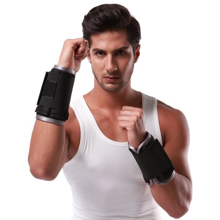 DOBEN Poids de Cheville-Poignet Durable(1 Paire) 1kg 2kg 3kg-avec Sangle Réglable pour Remise en Forme, Exercice, Marche, Jogging