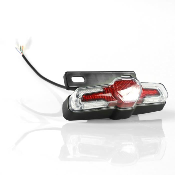 Éclairage arrière pour Moteur pédalier BAFANG de Vélo à assistance électrique LED d'avertissement Kit de vélo électrique