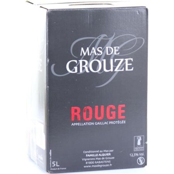 Cubi 5 L - Vin Rouge AOP Gaillac - Vigneron Indépendant