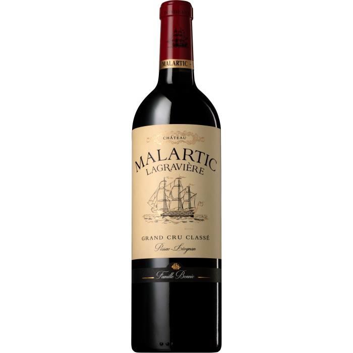 Château Malartic Lagravière rouge 2016 - AOC Pessac-Léognan - Vin rouge de Bordeaux - 1 bouteille 0.75 cl