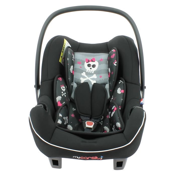 Siège auto BEONE, Groupe 0+ (de 0 à 13 kg), Custo Monster Girl, 4 étoiles ADAC