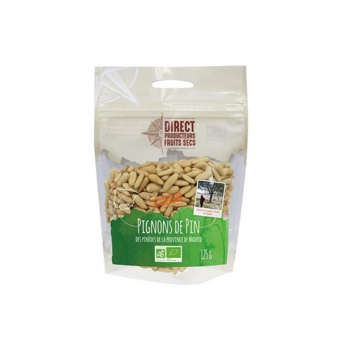Pignons de Pin d'Espagne Bio 125 g DIRECT PRODUCTEURS