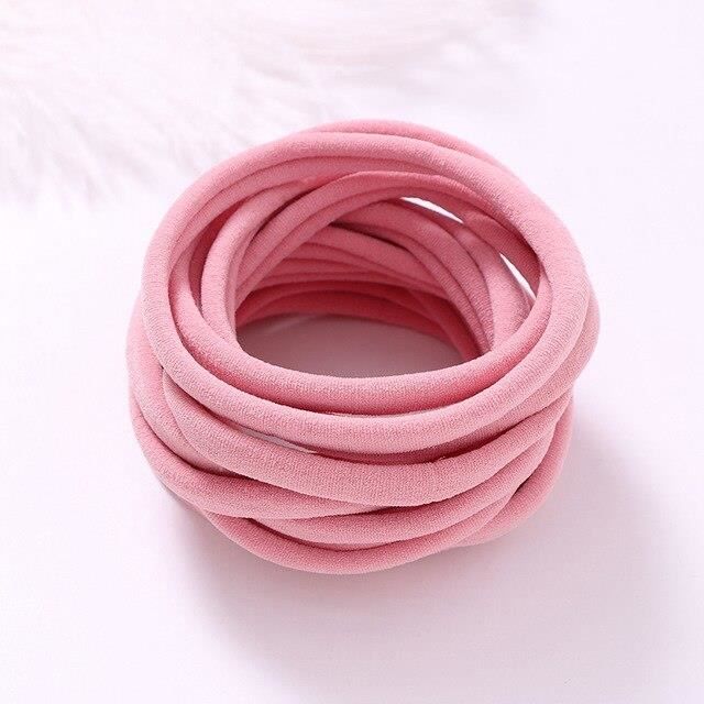 Bandeaux élastiques en Nylon pour enfants, 2CM de largeur, lunette sur la tête, accessoires de cheveux pour bébés filles WL9622