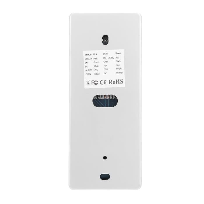 Système de Contrôle d'Accès 125KHz Carte ID Mot de Passe RFID Clavier Rétroéclairé pour Entrée/Sortie Wiegand26