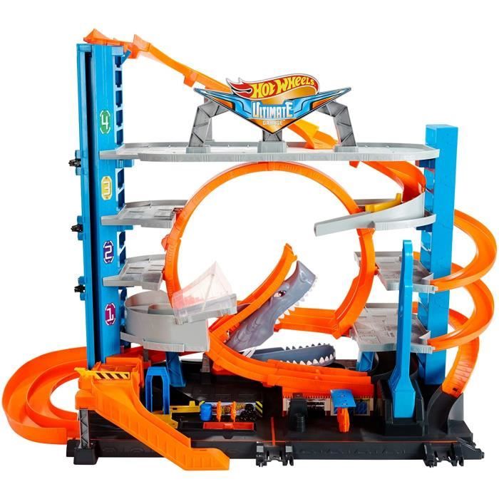 VEHICULE MINIATURE ASSEMBLE ENGIN TERRESTRE MINIATURE ASSEMBLE Hot Wheels City Méga Garage, coffret de jeu pour petites71