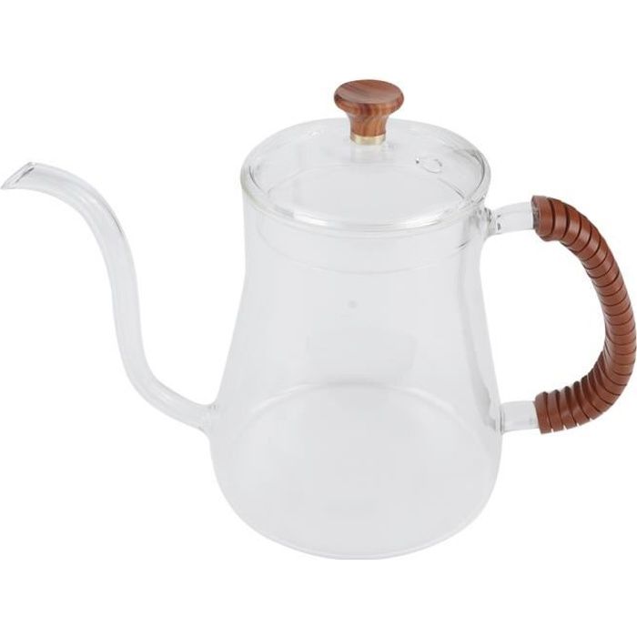 Bouilloire à col de cygne, thé plus durable verser sur la bouilloire, cuisinière à gaz naturel de four électrique pour café à