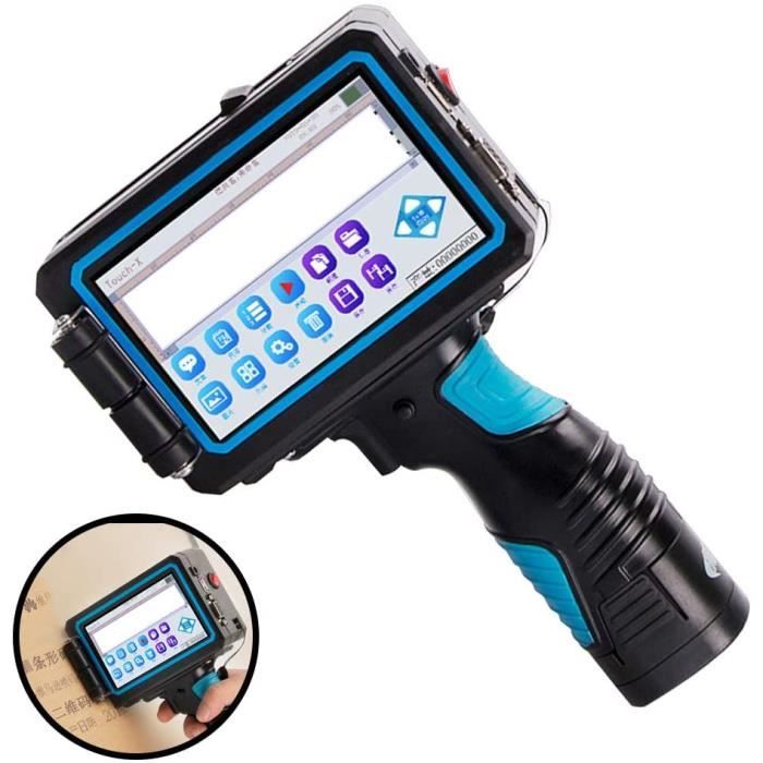Imprimantes jet d’encre et laser EQS Portable Intelligent Code Machine de 4,3 Pouces Tactile HD Imprimante Jet d'encre d 28375