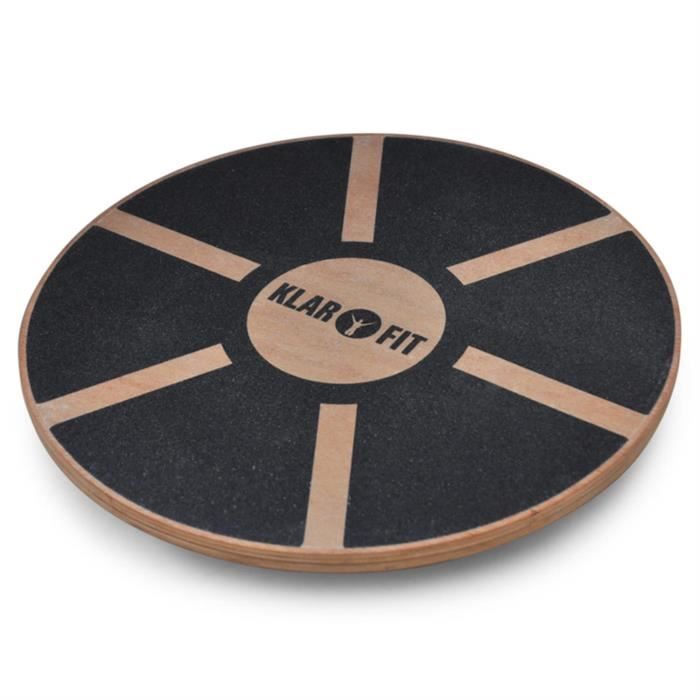 Klarfit Planche d´Equilibre Bois Diamètre 37,5cm < 150K