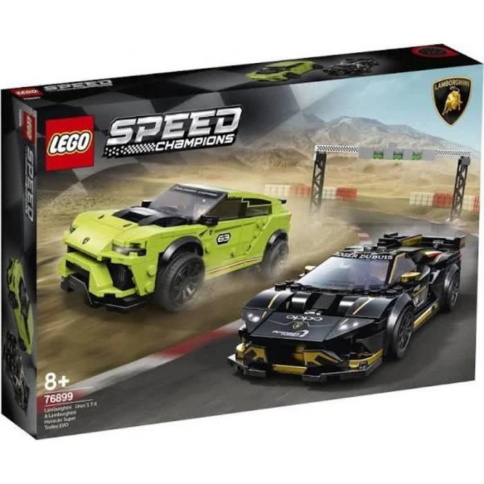 LEGO 76899 Speed Champions - Lamborghini Urus ST-X & Lamborghini Huracán Super Trofeo EVO