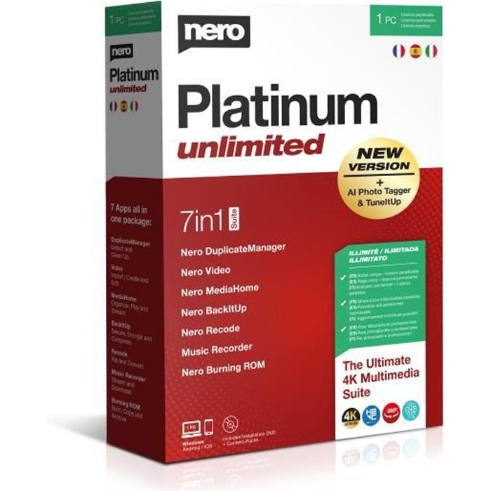 NERO Platinum Unlimited (Version Téléchargement)