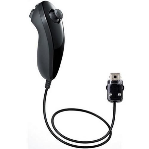 Manette noire Nunchuck pour Wii