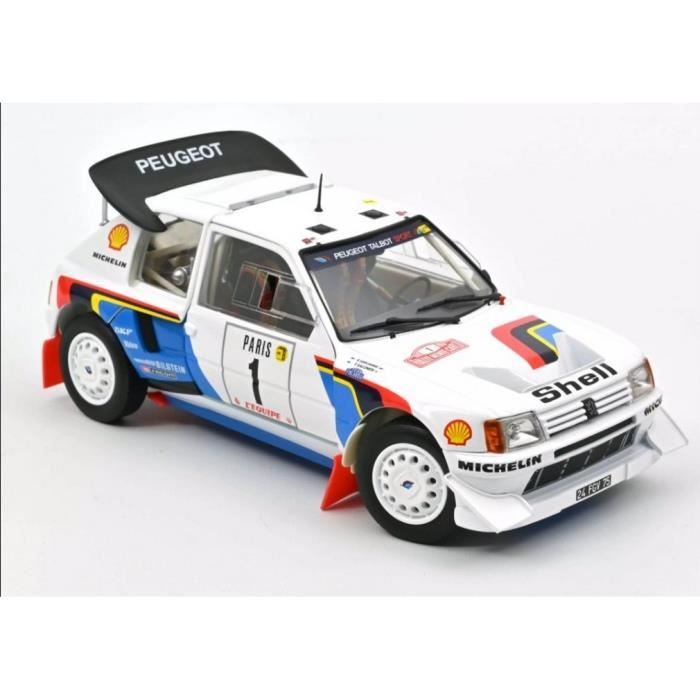 Miniatures montées - Peugeot 1986 Salonen 1/18 Norev