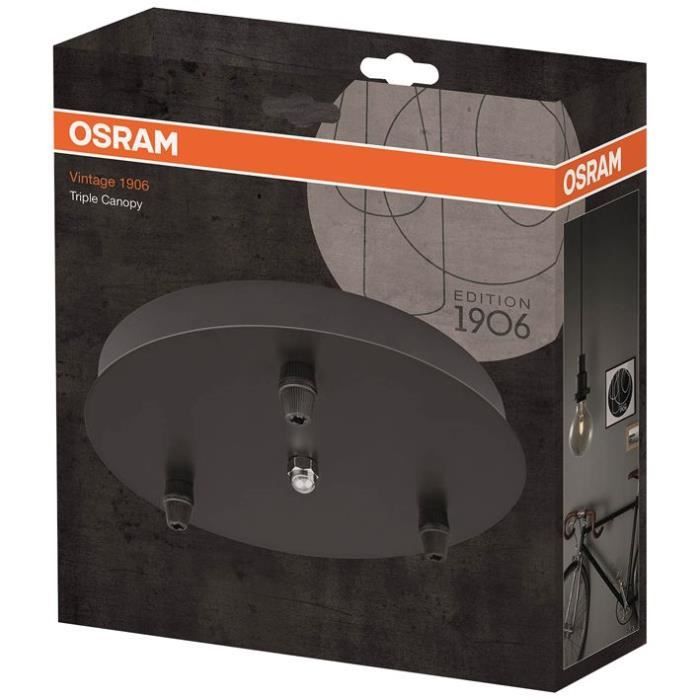 OSRAM - Pendulum triple Canopy Vintage 1906 noir