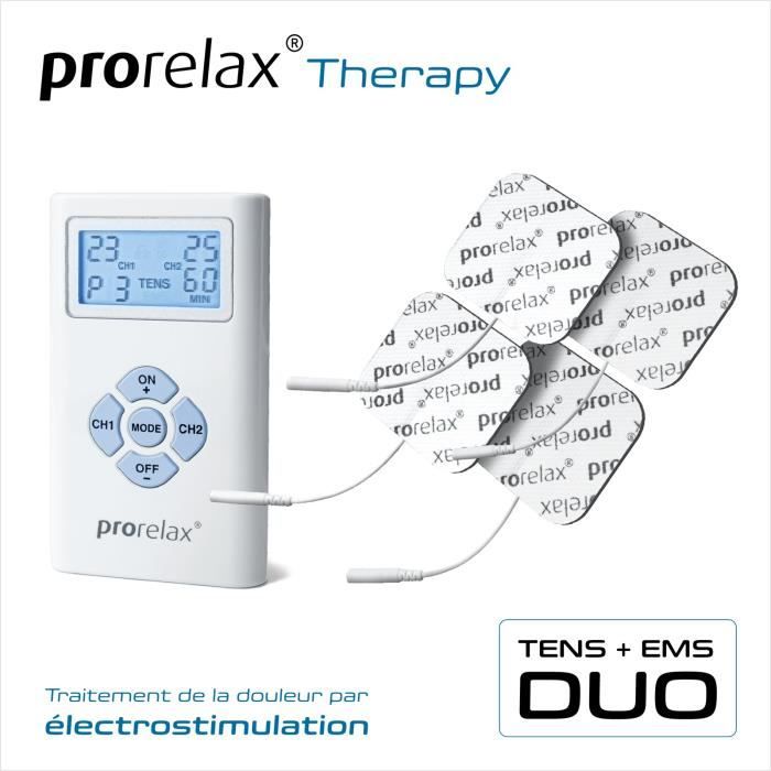 PRORELAX 39263 Système de relaxation musculaire TENS + EMS Duo