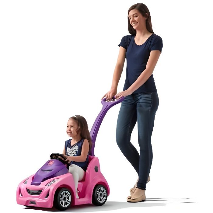Step2 porteur buggy en plastique coffre robuste rose pour fille enfant 1,5 an et plus