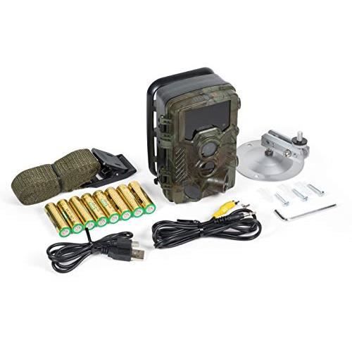 Technaxx Nature Caméra sauvage 8MP TX-125 Full HD Batterie Caméra de sécurité motorisée Capteur de mouvement de vision noctu