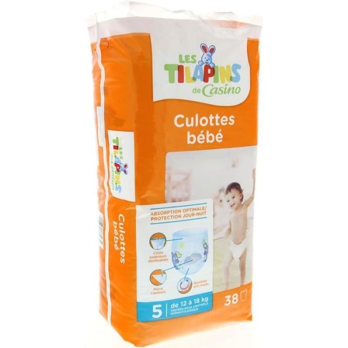 LES TILAPINS 38 Culottes bébé Taille 5 - 12 à 18 kg