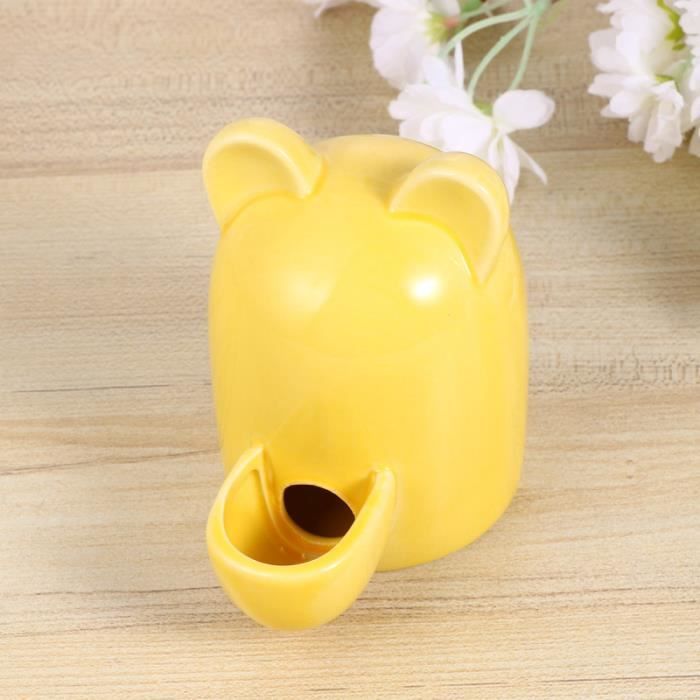 100 dessin animé chat oreilles petit chargeur automatique en céramique hamster lapins bol à boire MANGEOIRE - TREMIE