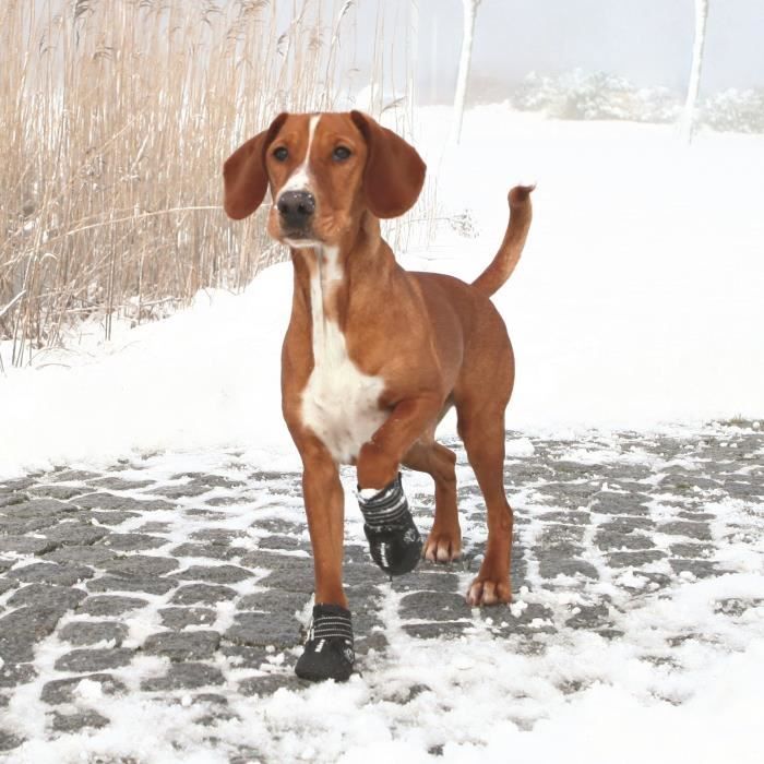 TRIXIE Bottes de protection Walker Active 2 pièces M- Noir - Pour chien
