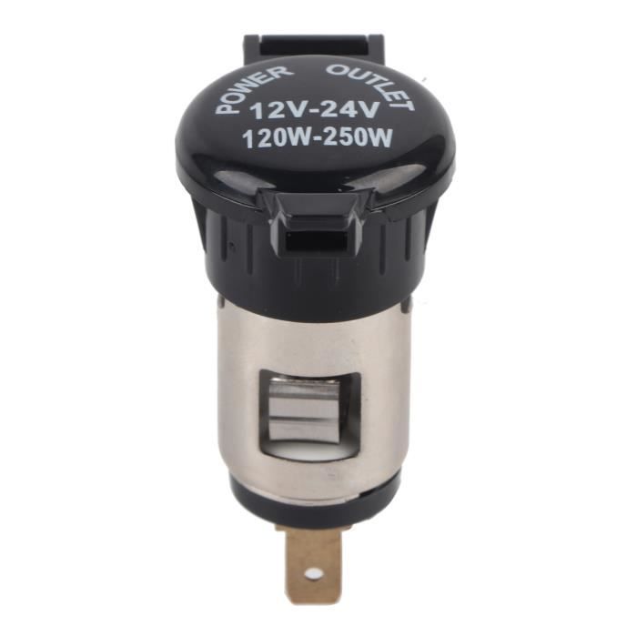 VINGVO allume-cigare moto 12-24V adaptateur allume-cigare prise allume-cigare femelle pour voiture moto