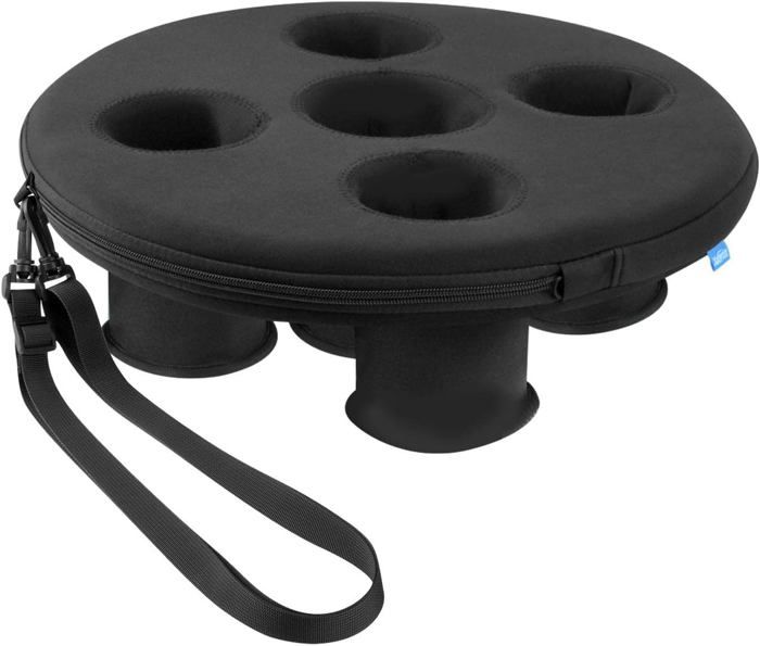 Porte-boisson Flottant Porte-Boisson de Piscine avec 5 Trous Plateau Flottant pour Fête à la Piscine