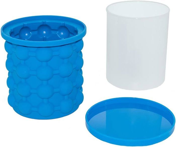 Lot De 3 Bacs À Glaçons Bleus De 16 Glaçons Fackelmann