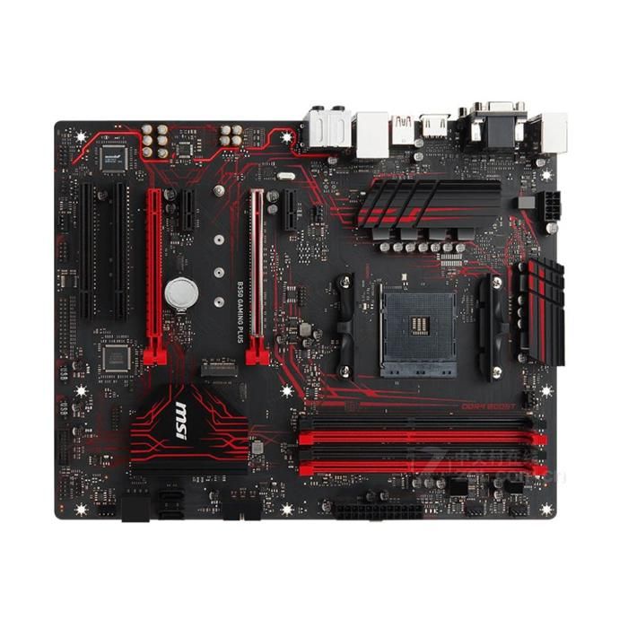 Carte mère MSI B350 GAMING PLUS AMD B350 Socket AM4 4xDDR4 SDRAM 64 Go ATX - Msi