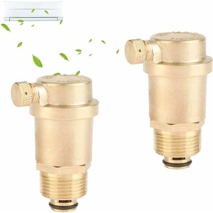 Lot de 2 vannes de régulation de réfrigérant, vanne de sécurité R410A