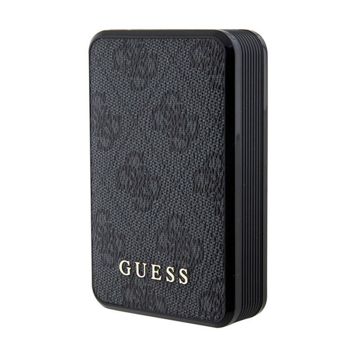 Guess 4G Cuir Métal Logo - Power Bank 10000 mAh 18W (noir)